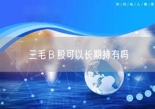 三毛Ｂ股可以长期持有吗